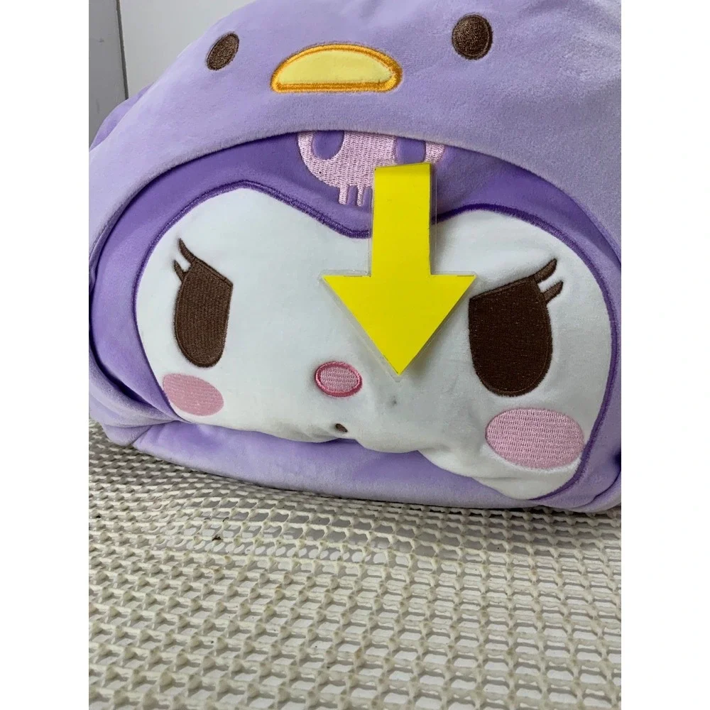 Kuromi Plush Pail Bag Hello Kitty and Friends Collection Purple NEW‎